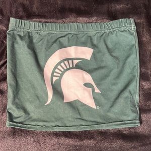Michigan state tailgate tube top!